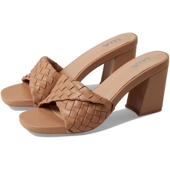 MIA Minna High Nude Sandals - Picture 2 of 8